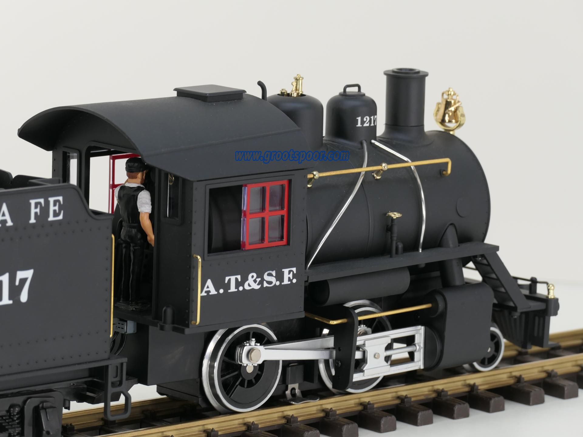 LGB 20231 Santa Fe A.T.&S.F. Dampflok 1217, Sound , Met