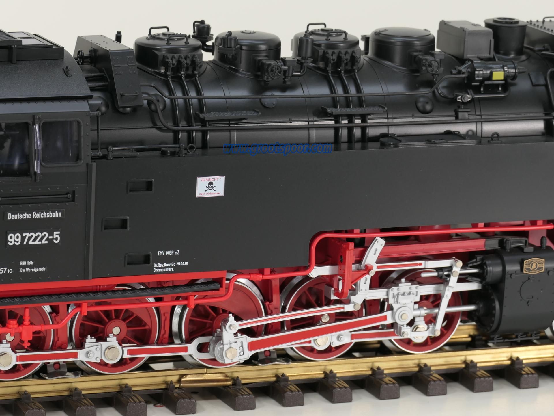 LGB 21812 DR-Dampflok 99 7222-5, ( DR/HSB ) Sound, Digitaal