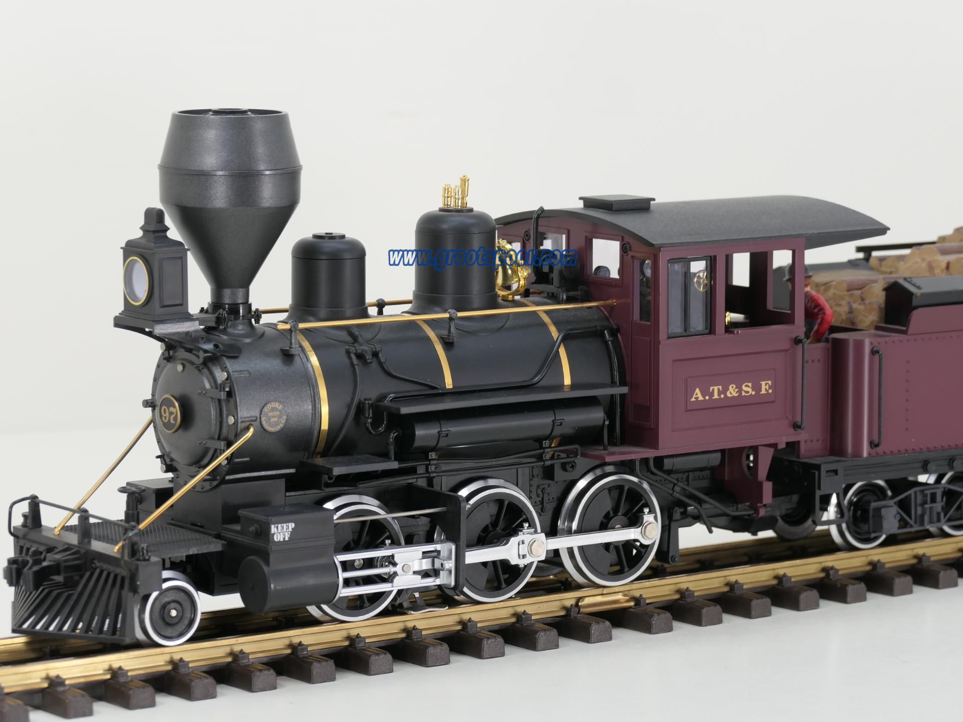 LGB 29192 Santa Fe-Dampflok Mogul 97, Sound, Digitaal | grootspoor.com