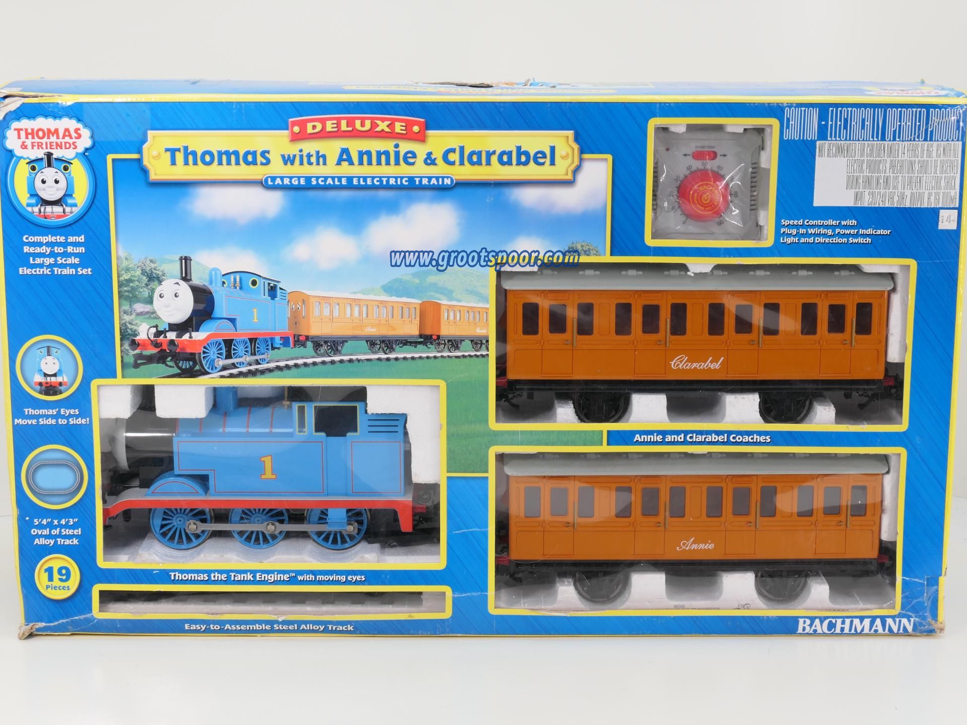 Bachmann 90068 Thomas With Annie and Clarabel Set, Metallrader
