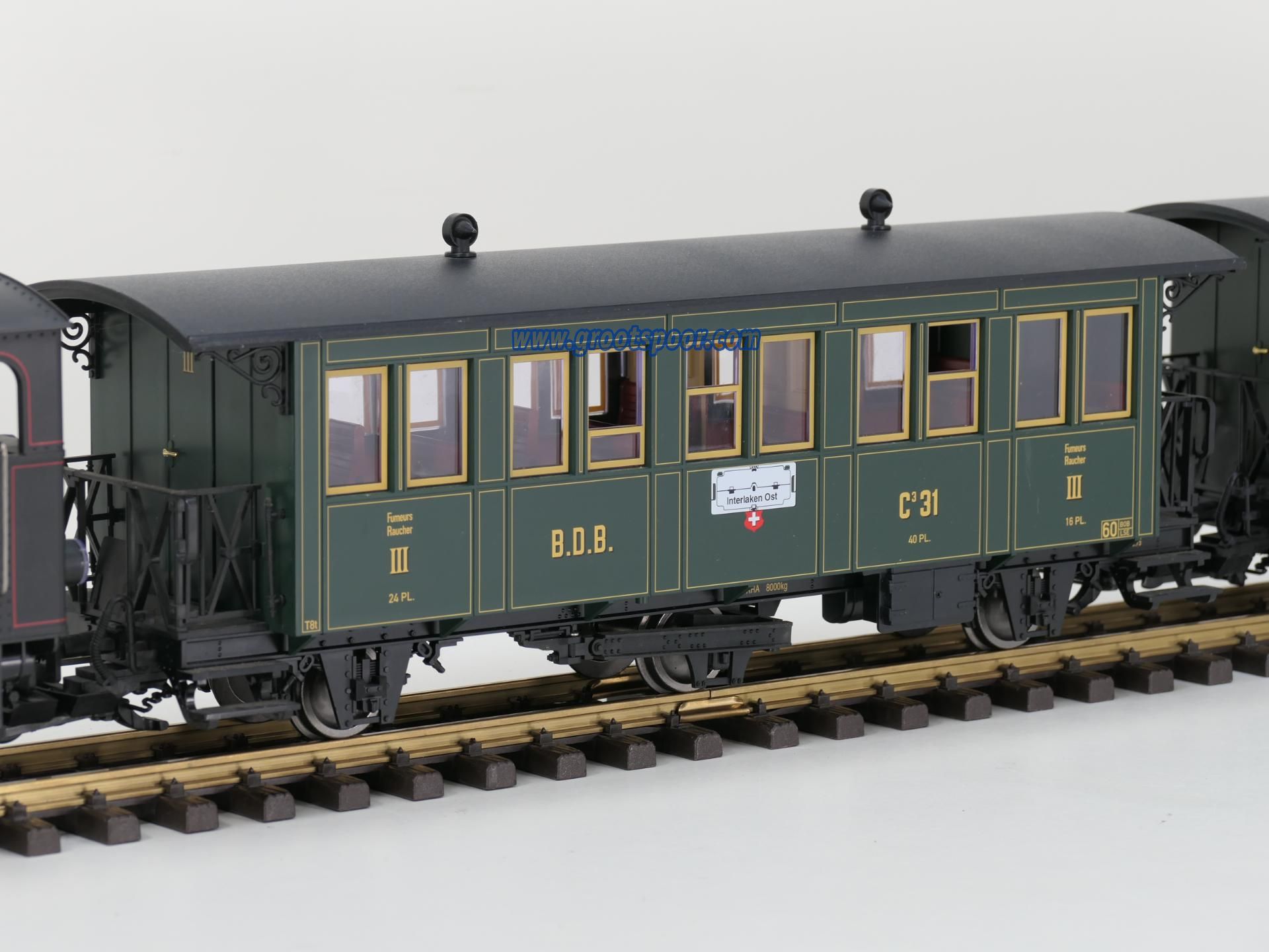 LGB Set 20471 , 30330 & 40330 Ballenberg-Zahnrad-Dampflok 1067