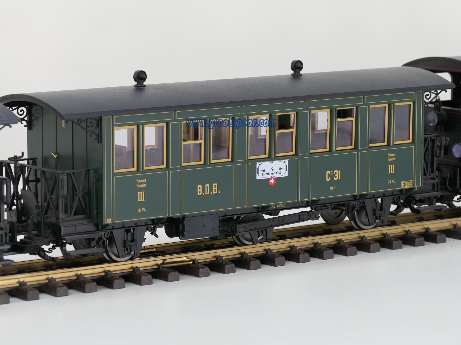 LGB Set 20471 , 30330 & 40330 Ballenberg-Zahnrad-Dampflok 1067