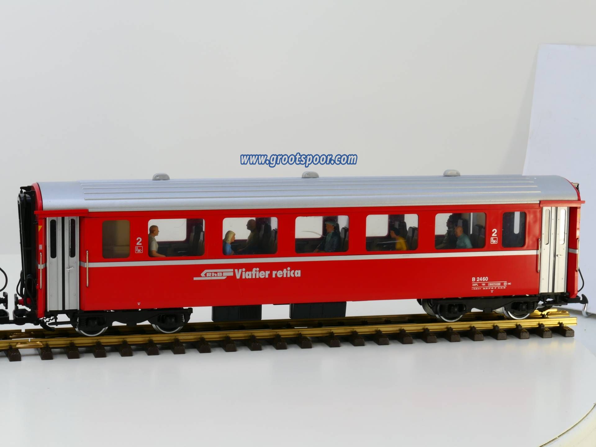 LGB 70642, 30 Jahre LGB RhB Personenzug-Set , Sammleredition lok
