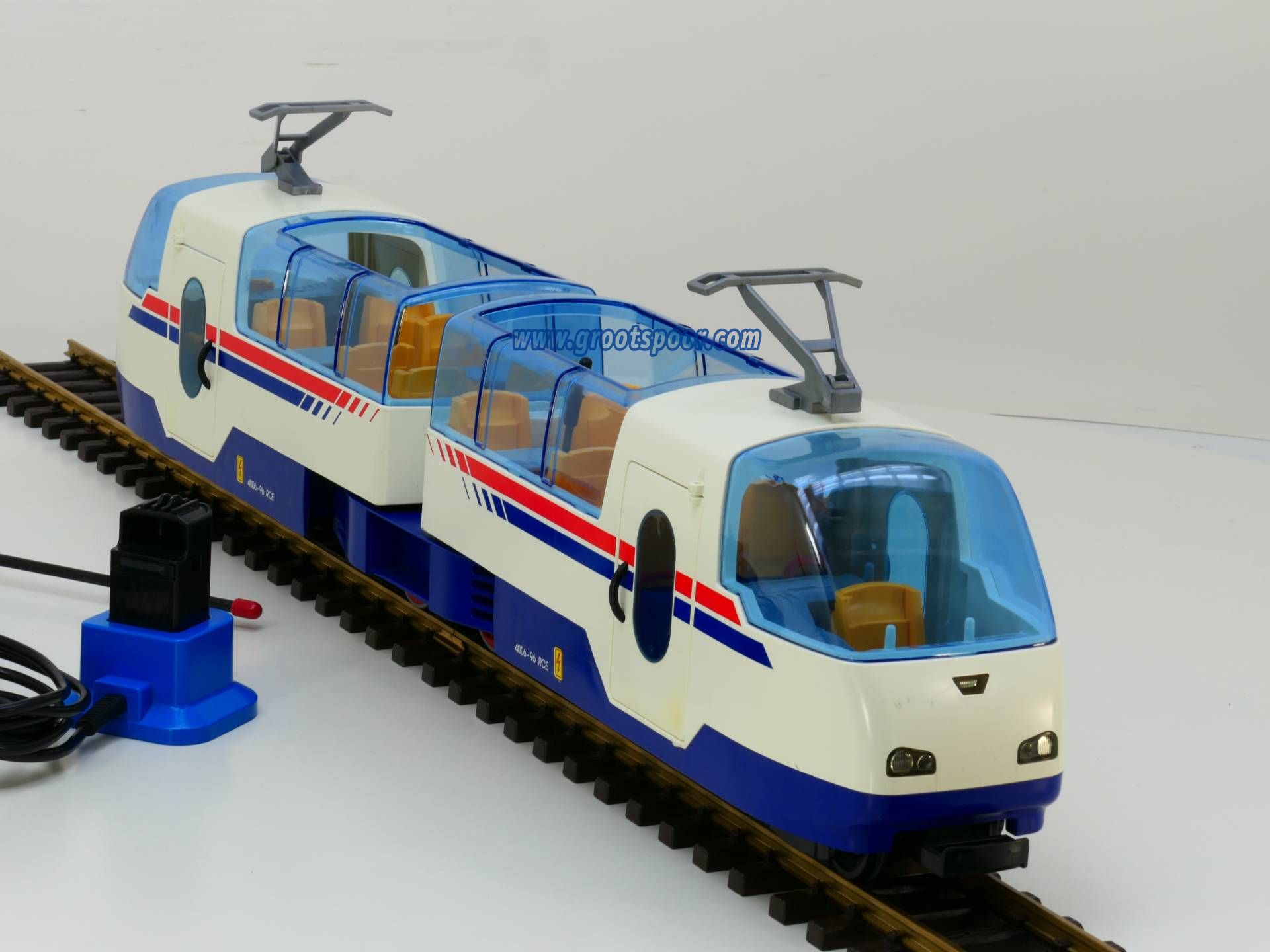 Playmobil 4016 Express treinstel RCE 4006-96,, Lader & Extra accu