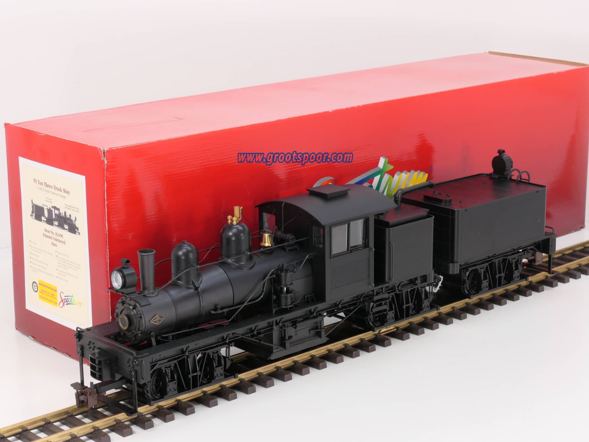 Bachmann 82499 Spectrum 1:20.3 Large Scale 55-Ton Three-Truck Shay