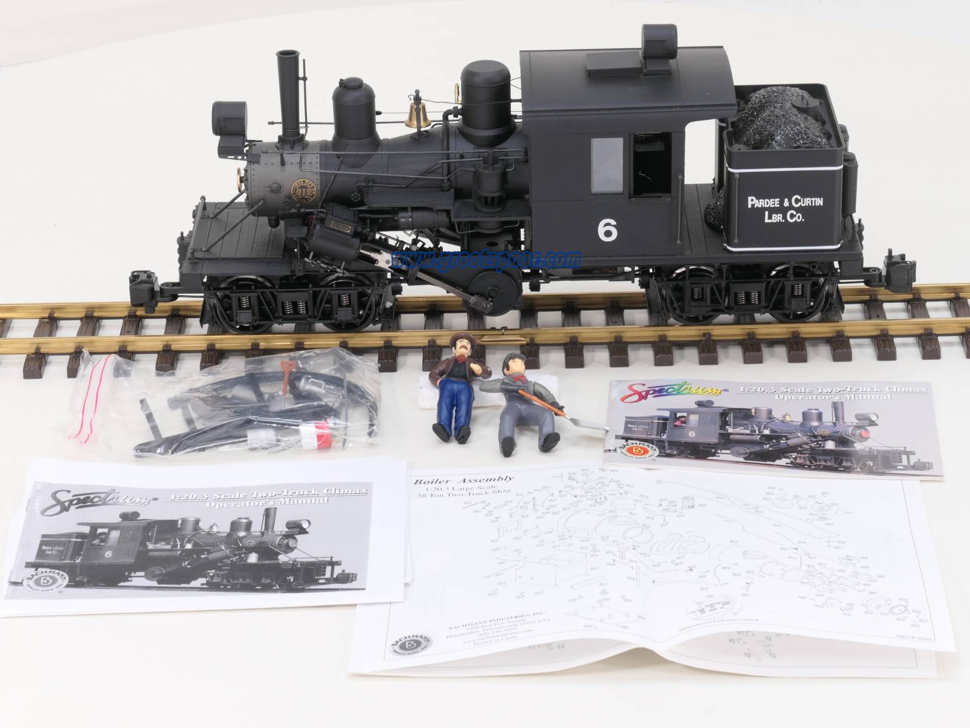 Bachmann 81180 Spectrum 1:20.3 Narrow Gauge 25 Ton Class B Climax