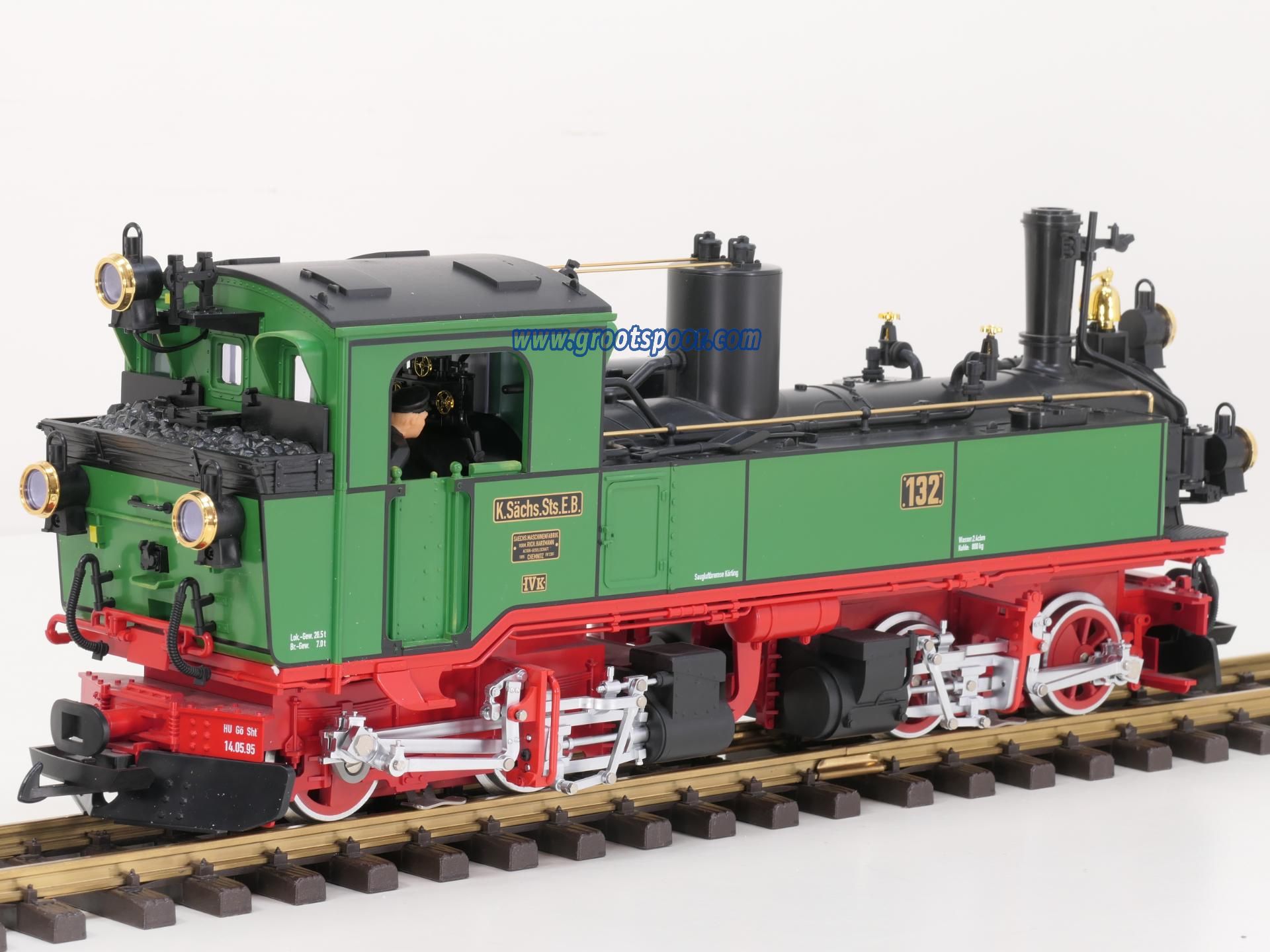 LGB 20841 Sächsische Dampflok IV K 132, Vitrinenmodell