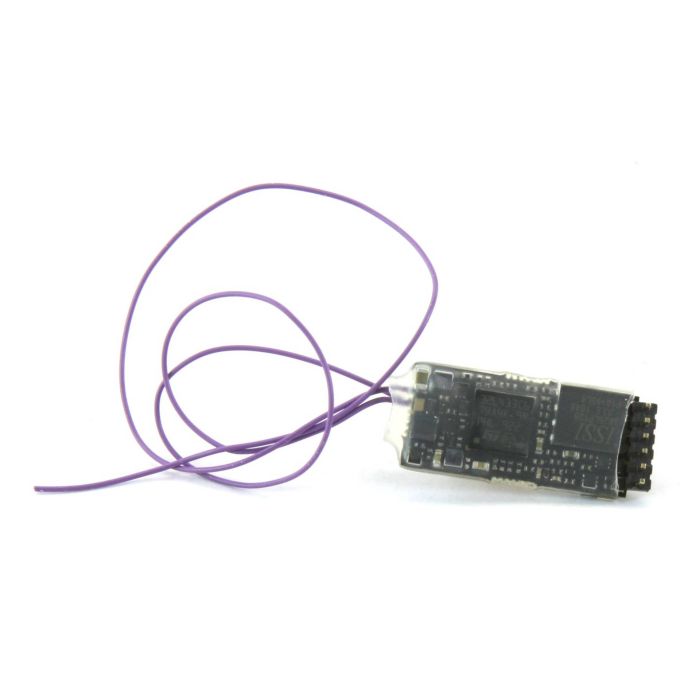 Zimo MS490L Sounddecoder, 23x9x4mm, 1 W, 0,8 A, NEM 651 gewinkelt