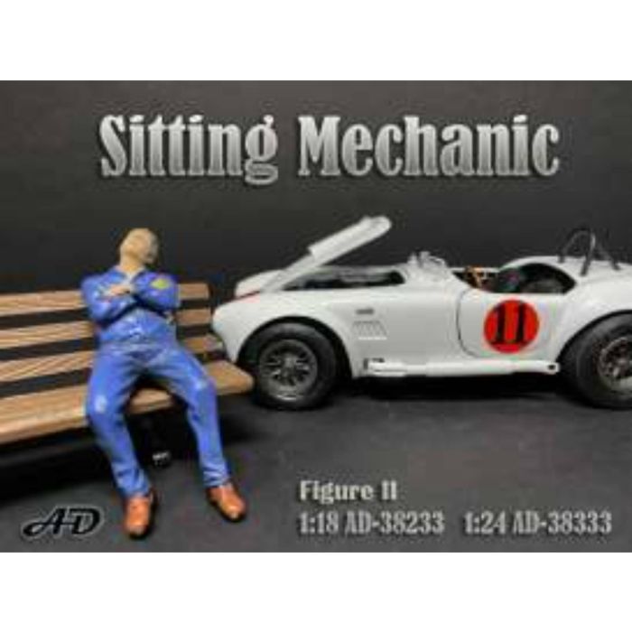 GSDCCad 00038333 1/24 Sitting Mechanic #II