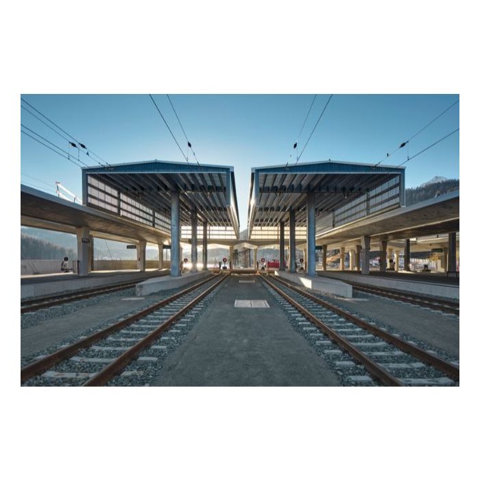 GSmm Bahnhof St. Moritz der RhB / Rhätische Bahn