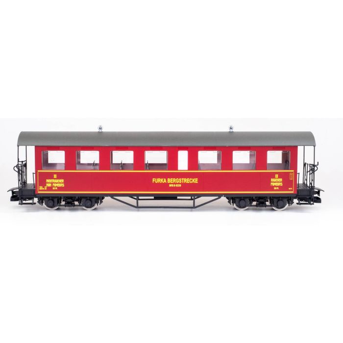 TRAINLINE45 3036991 Personenwagen B 4229 der Furka Bergstrecke, rot