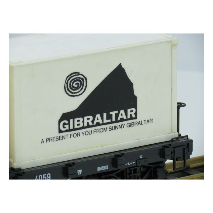 LGB 4059 Robinson's / Gibraltar containerwagen