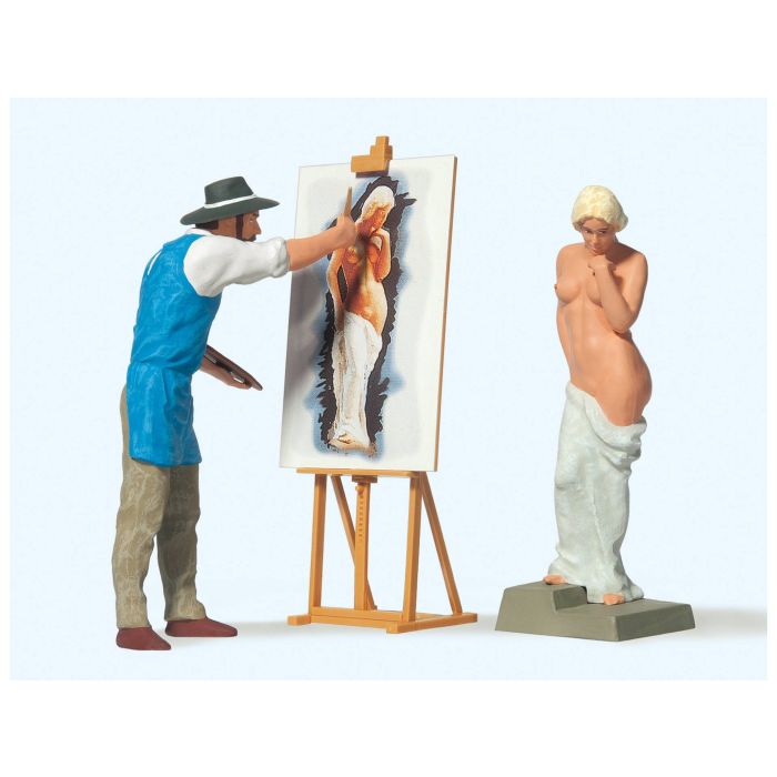 Preiser 45095 Kunstmaler und Modell 1:22,5
