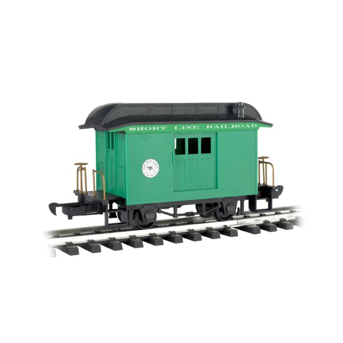 Bachmann 97092 BAGGAGE - SHORT LINE RAILROAD - GREEN WITH BLACK ROOF