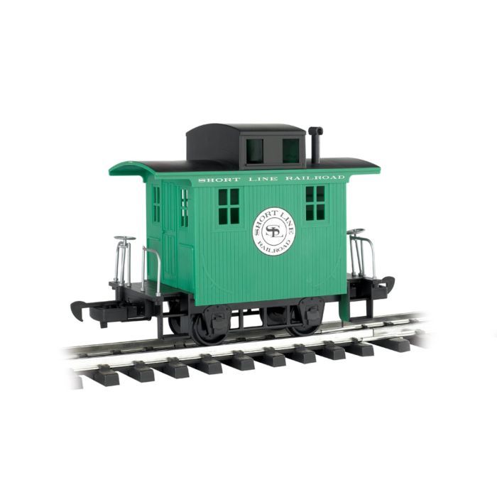 Bachmann 98099 CABOOSE - SHORT LINE RAILROAD - GREEN WITH BLACK ROOF