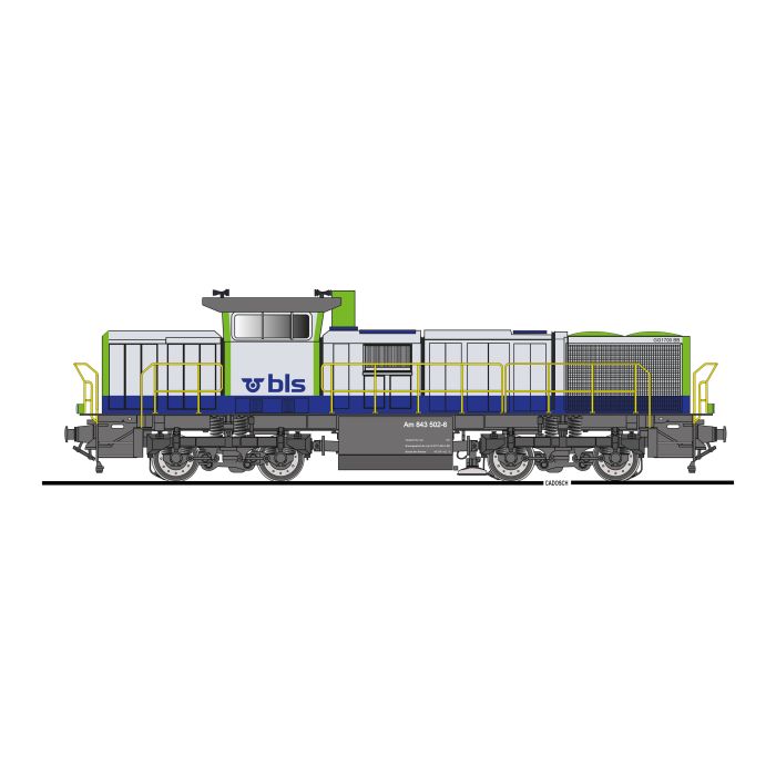 Schaal 1 Kiss 520 104 Diesellokomotive Am 843 / G 1700 BB