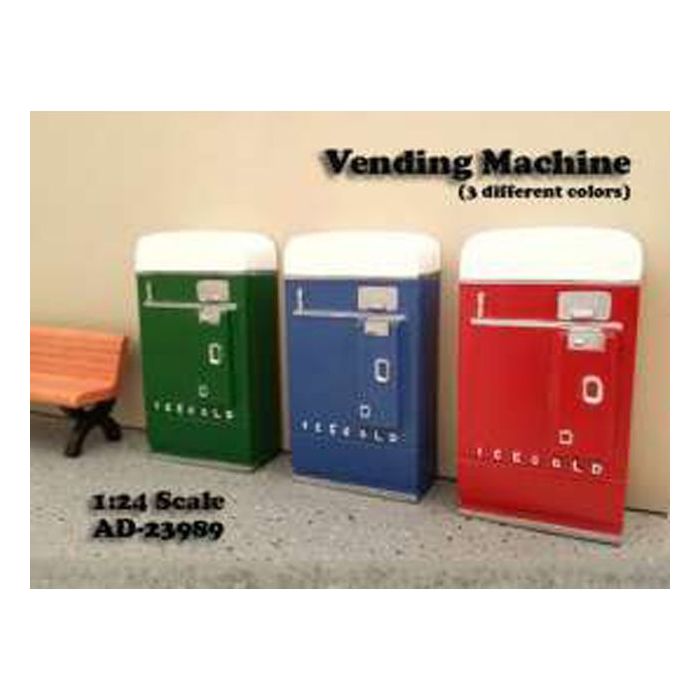 GSDCCad 00023989gr Vending Machine, green 1:24