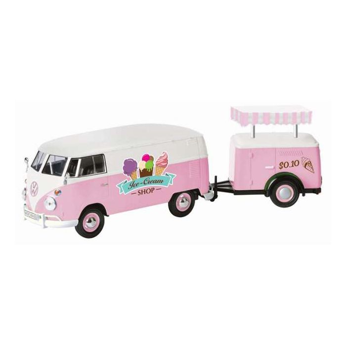 GSDCCmax 00079672 1/24 Volkswagen T2 van *Ice Cream set*, pink/white