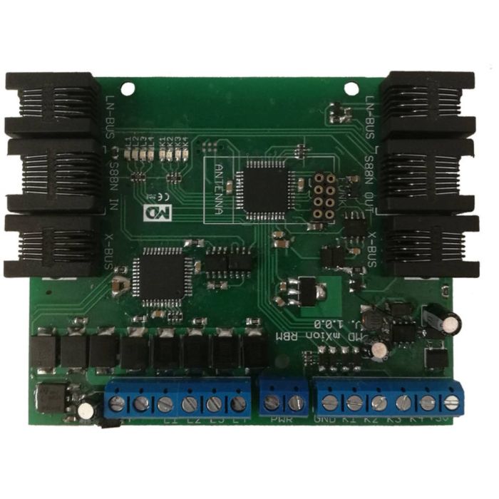 Mxion 7001-0001 RBM (10A 4 Kanal Belegt + Rückmelder mit S88, XpressNet und LocoNet Ohne Funkmodul)