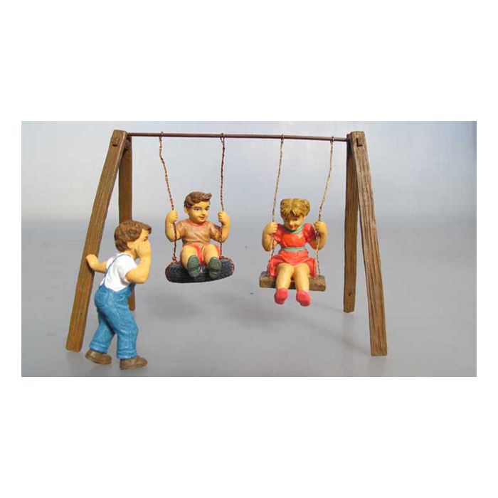 Prehm-miniaturen 550111 Kinder 3 Figuren, Schaukel Set 1        