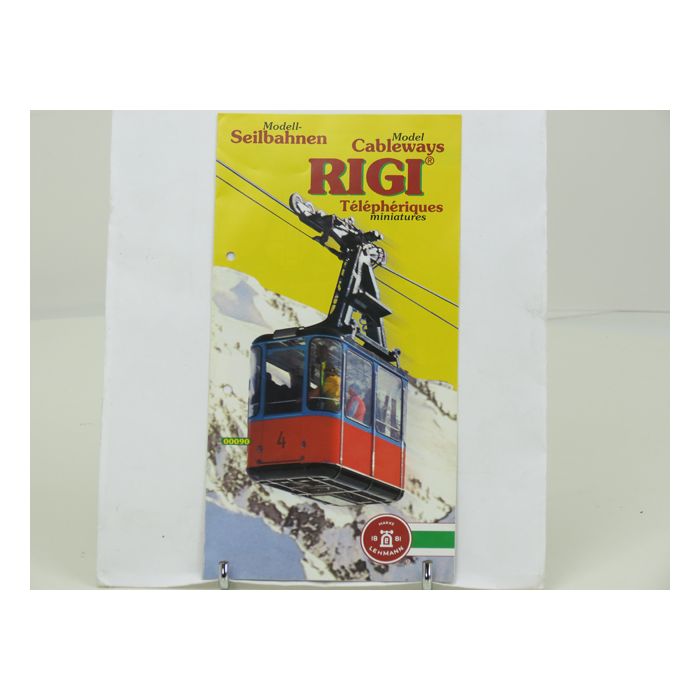 LGB - RIGI Modell-Seilbahnen info blad 1998