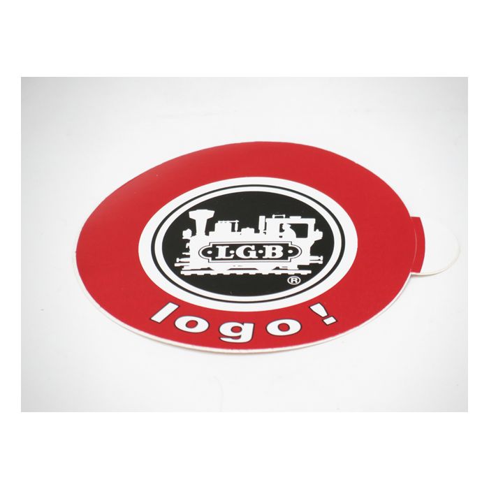 LGB Sticker, Aufkleber 8 cm Logo zw