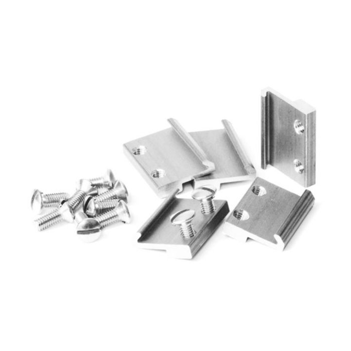 Massoth 8100211 RAIL CLAMPS G SCALE NICKEL-PLATED 19MM 50/PACK