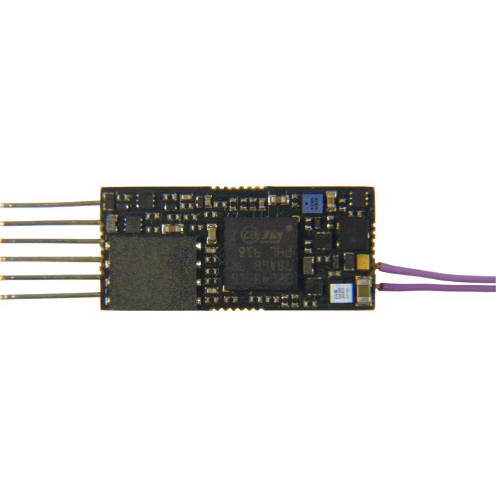 Zimo MS490N Sounddecoder, 23x9x4mm, 1 W, 0,8 A, NEM 651 Direktstecker