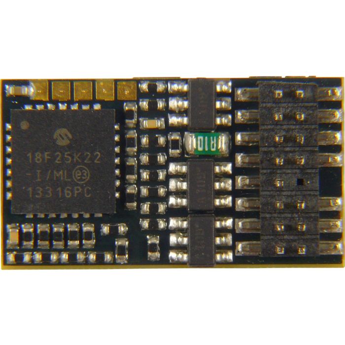 ZIMO MX630P16 Decoder 1,0A, 6 Funktionsausgänge, PluX16 direkt