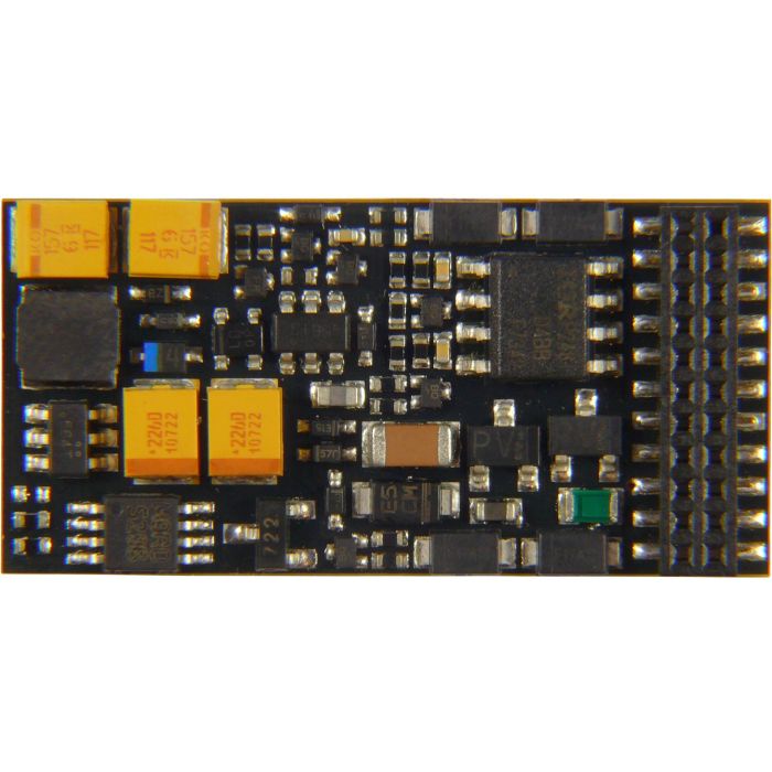 ZIMO MX644D Sounddecoder 1,2A, 8 Funktionsausgänge, 21pol. MTC direkt