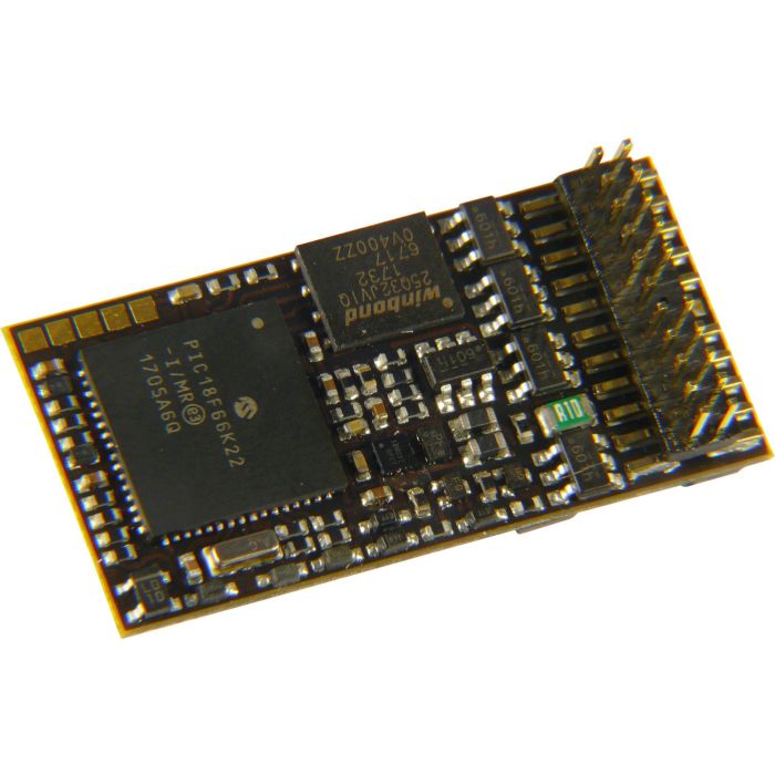 ZIMO MX645P22 Sounddecoder 1,2A, 9 Funktionsausgänge, PluX22 direkt