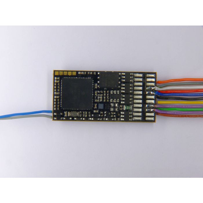 ZIMO MX645R Sounddecoder 1,2A, 9 Funktionsausgänge, NEM652 an Drähten