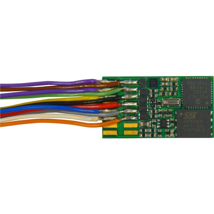ZIMO MX648 Sounddecoder 0,8A, 6 Funktionsausgänge, 11 offene Kabelenden