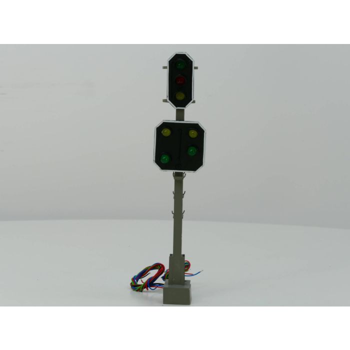 Semaphore AG 38/10304 Rhb Haubtsignal mitt Vorsignal, Voll Metall Ausfürung