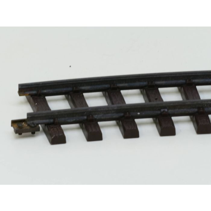 LGB 16000 Gebogenes Gleis,R3,22.5 Grad gebruikt, Ongepoetst, Met Schroefbare railverbinders