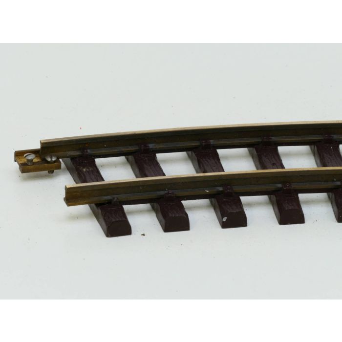 LGB 15000 Gebogenes Gleis,R2,30 Grad, Buiten gebruikt, Met Schroefbare railverbinders