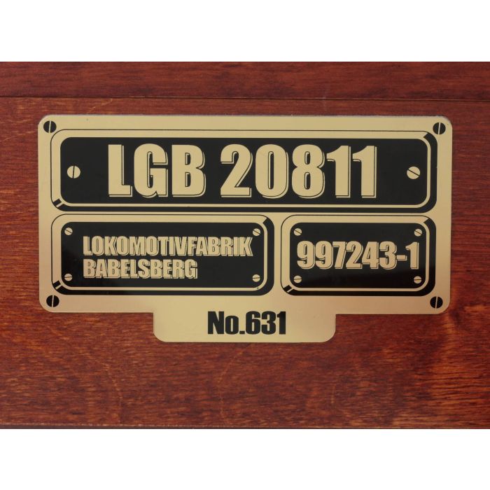 LGB 20811 LGB/Aster HSB-Dampflok 99 7243-1, Limited Edition