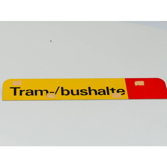 Top van Tram/bushalte bord