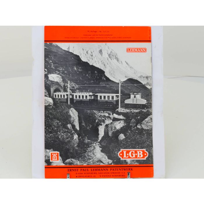 LGB Betriebsanleitung (1977) 16. Auflage Nr.7.11.77