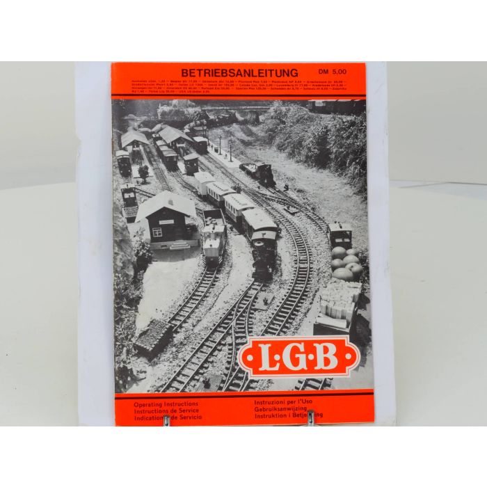 LGB Betriebsanleitung (1977) 17. Auflage Nr.4805 MM