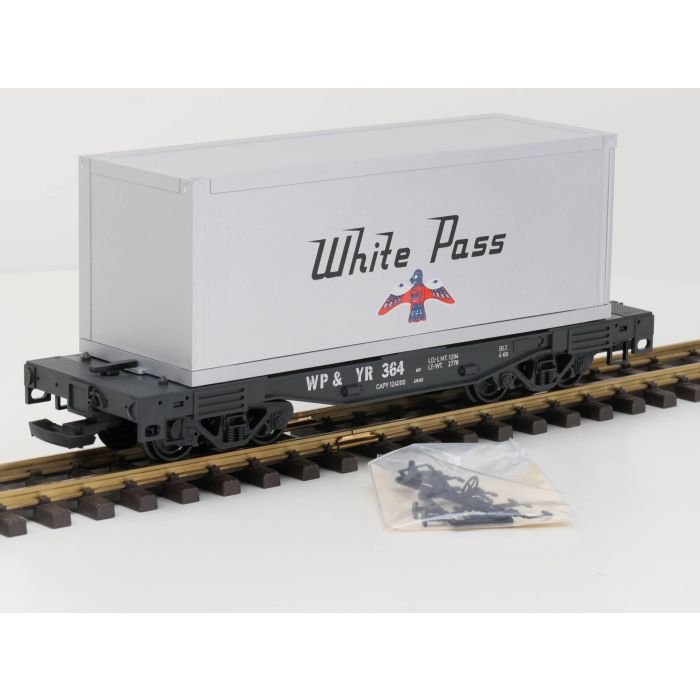 LGB 4085 White Pass Container wagen