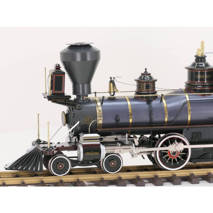 Bachmann 81392 Spectrum 1:20.3 4-4-0 American Steam Locomotive Olive Green & Russia Iron, klauwkoppeling