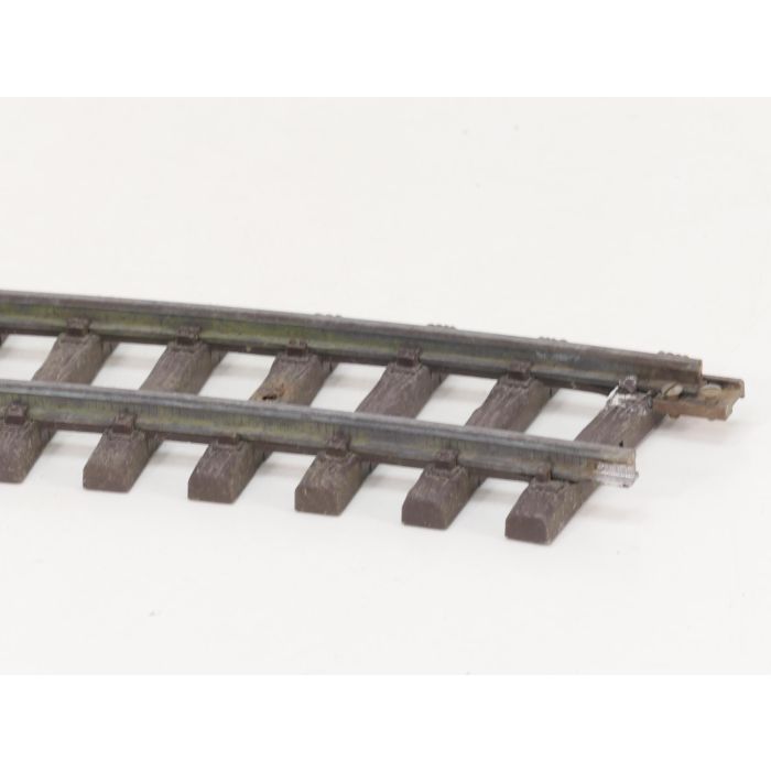 LGB 16000 Gebogenes Gleis,R3,22.5 Grad gebruikt, Ongepoetst, Met Schroefbare railverbinders
