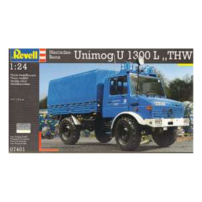 REV07401 Unimog U 1300 L *THW*, plastic modelkit