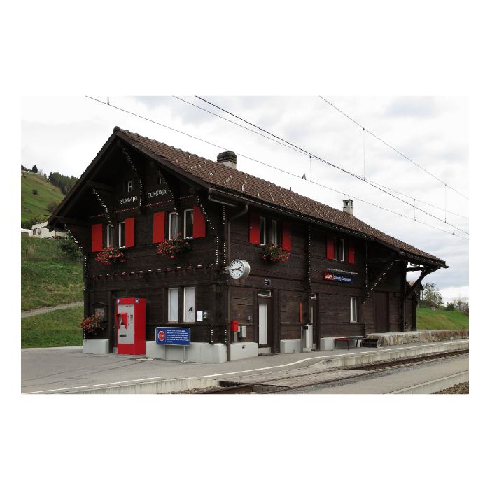 GSmm Bahnhof Sumvitg-Cumpadials der RhB / Rhätische Bahn