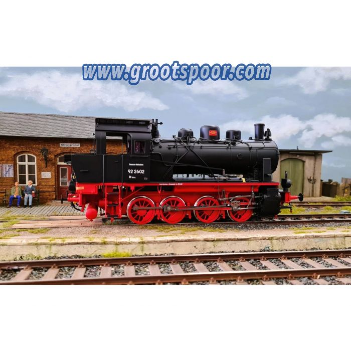 Spoor 1 KISS 500 172 Dampflokomotive ELNA 6 Deutsche Reichsbahn 92 2602