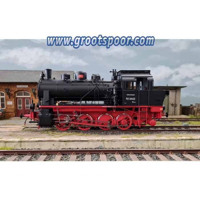 Spoor 1 KISS 500 172 Dampflokomotive ELNA 6 Deutsche Reichsbahn 92 2602