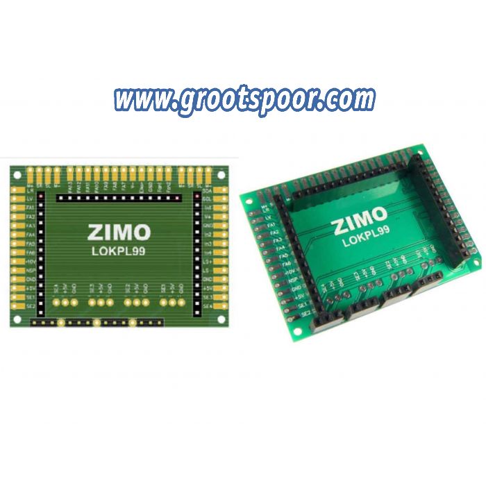 ZIMO LOKPL99 Lokplatine zu MX699-Serie