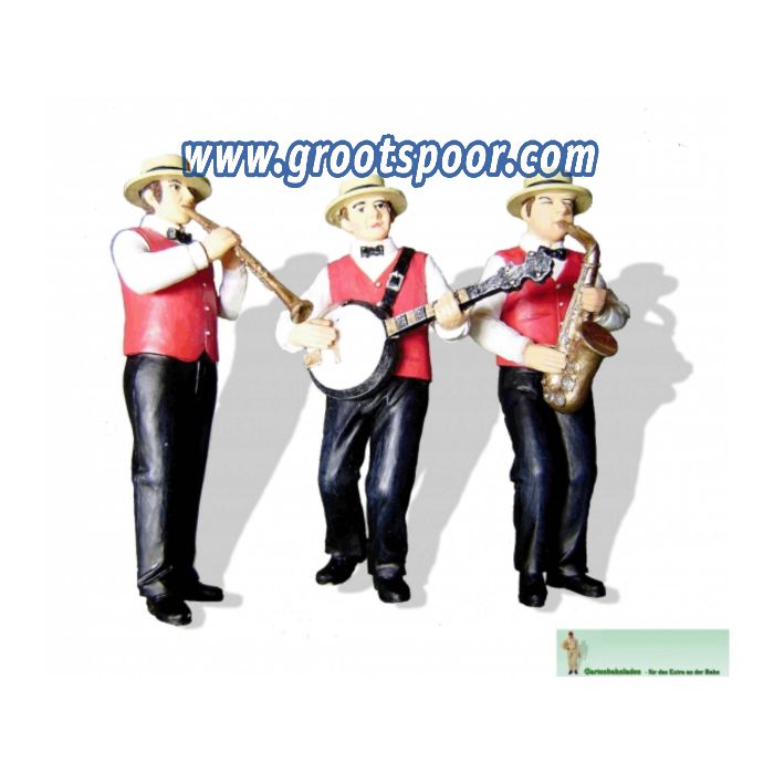 Prehm-miniaturen 500134 Dixi Band, Set 3 Figuren