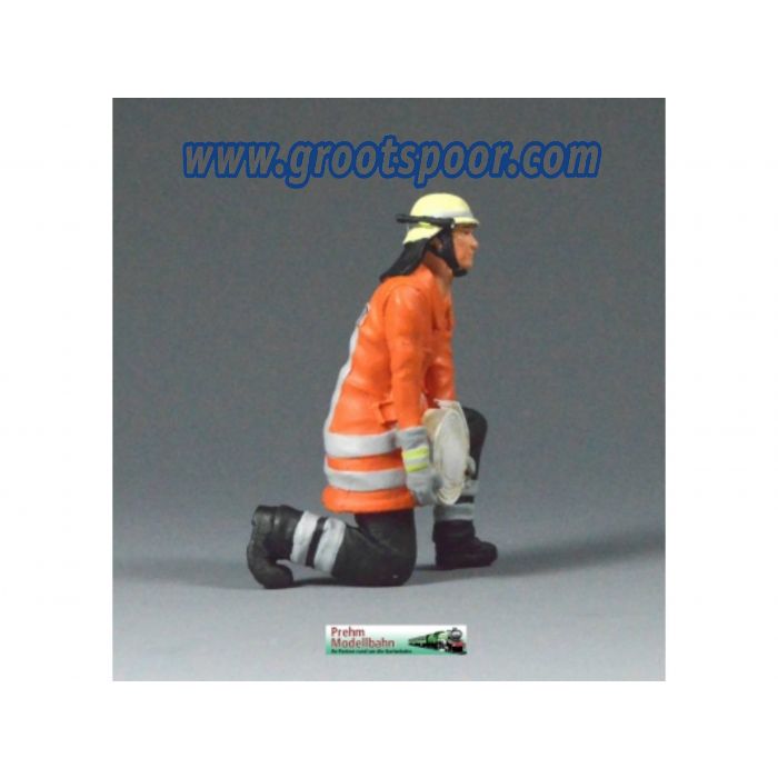 Prehm-miniaturen 500206 Feuerwehrman  Metallfigur
